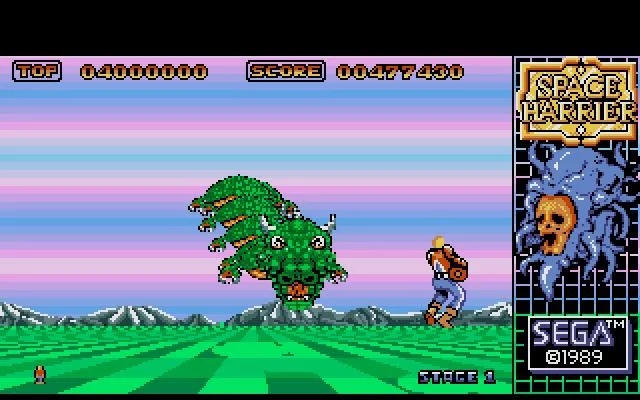 Изображение игры: Space Harrier