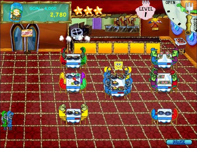 Изображение игры: SpongeBob Diner Dash
