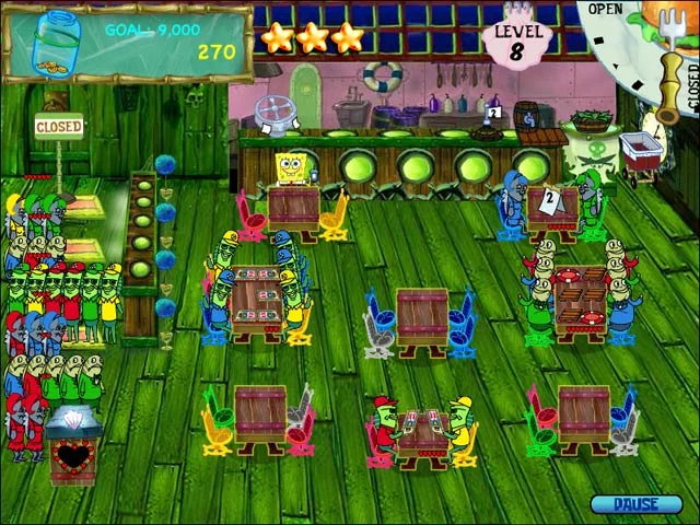 Изображение игры: SpongeBob Diner Dash