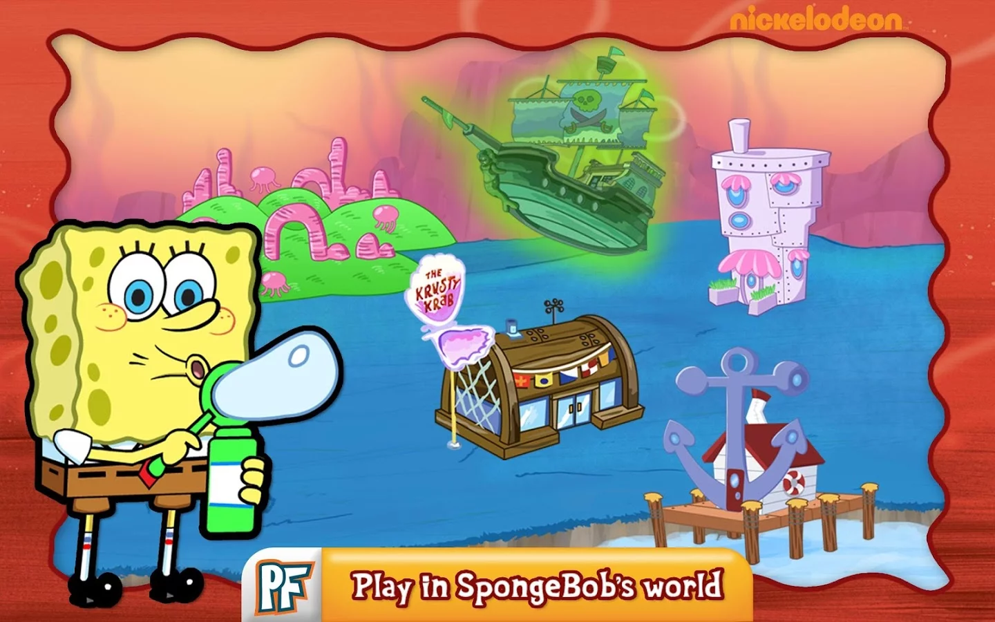 Изображение игры: SpongeBob Diner Dash