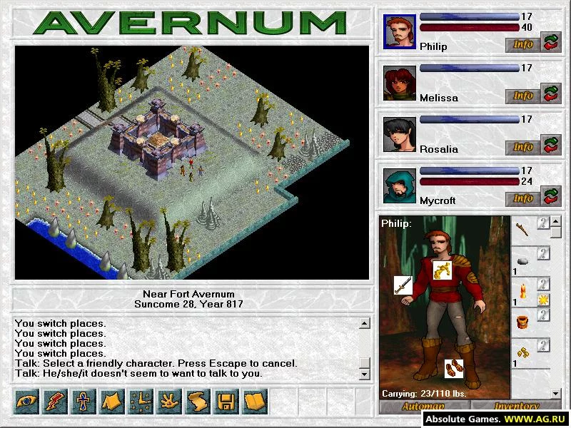 Изображение игры: Avernum