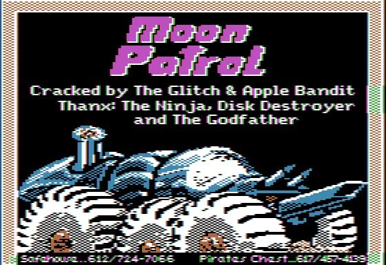 Изображение игры: Moon Patrol