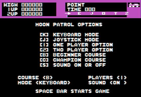Изображение игры: Moon Patrol