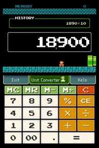 Изображение игры: Mario Calculator
