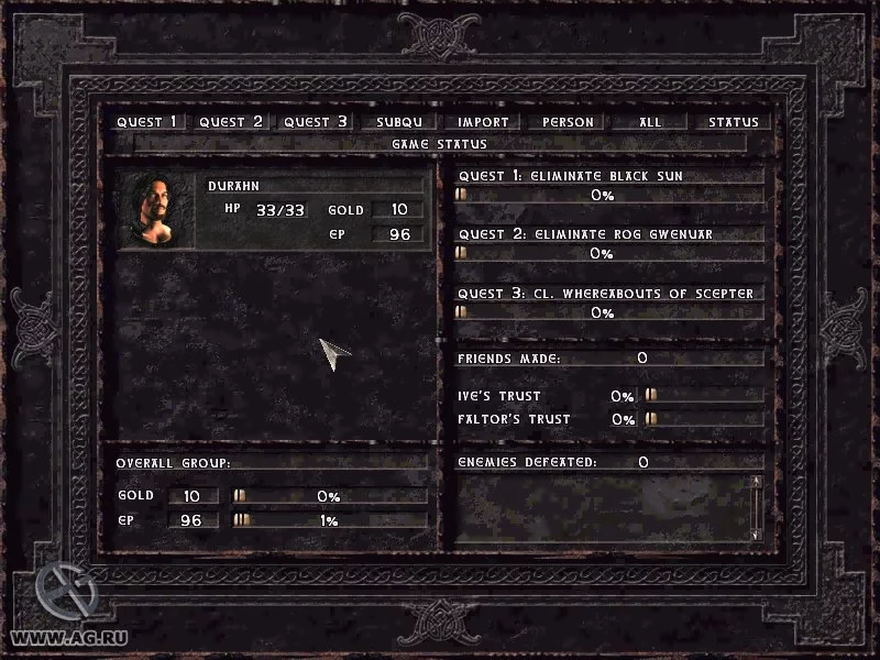 Изображение игры: Arcatera: The Dark Brotherhood