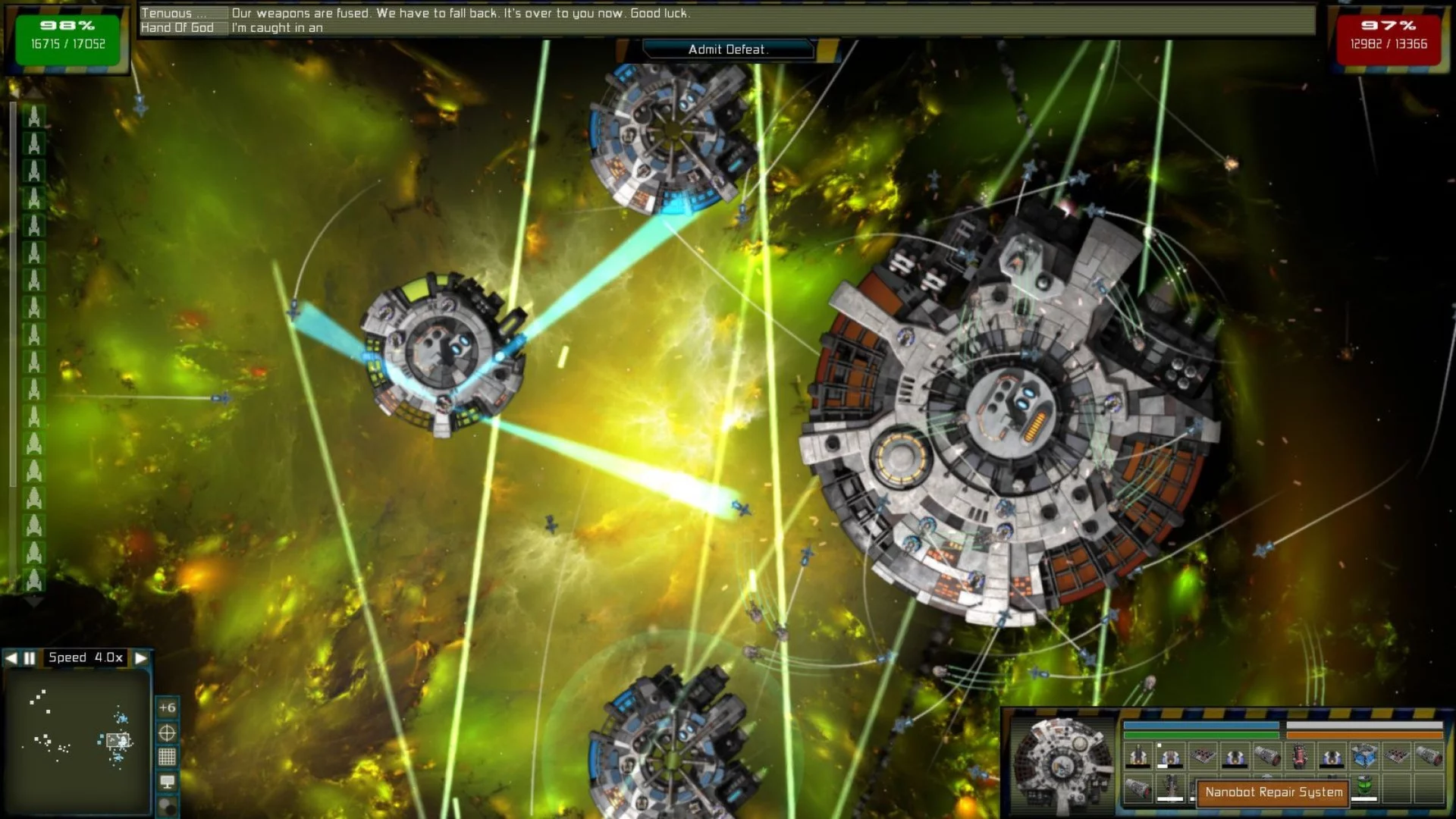Изображение игры: Gratuitous Space Battles: The Outcasts