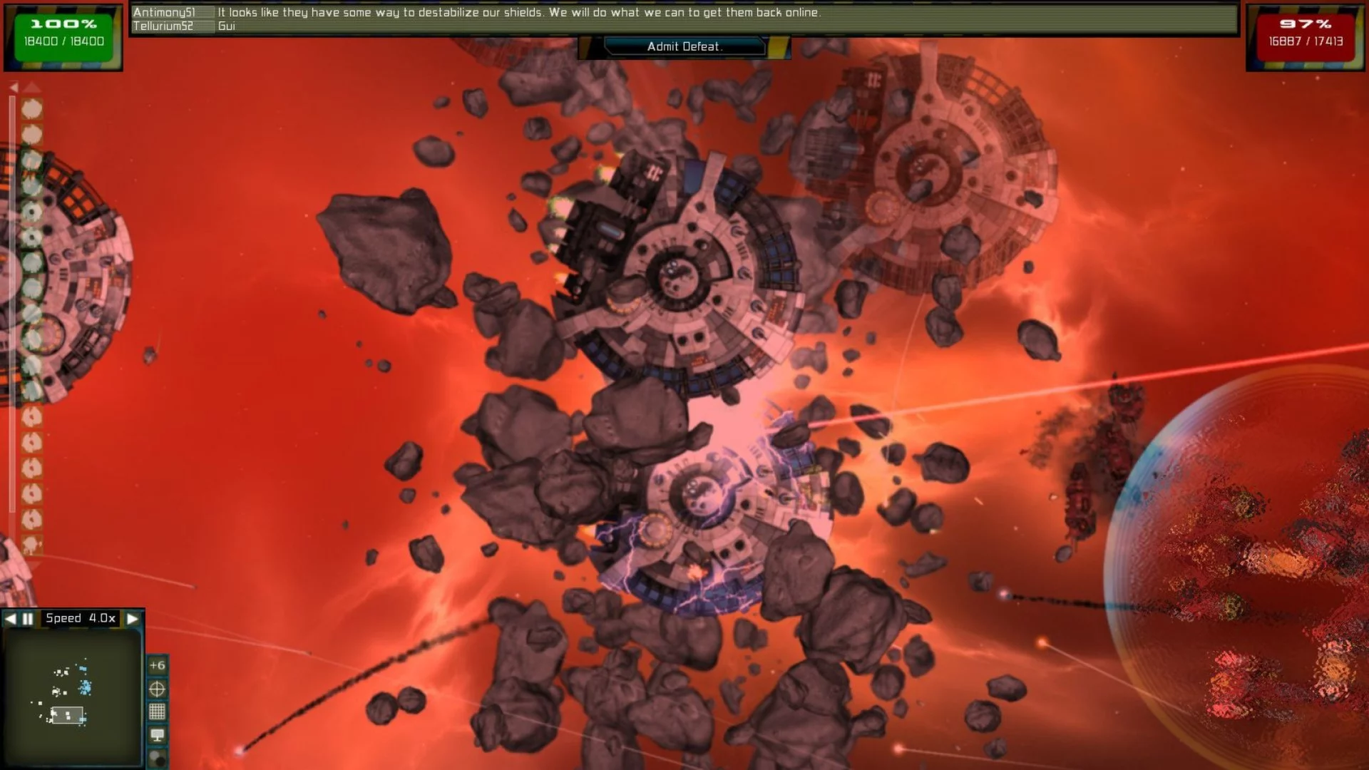 Изображение игры: Gratuitous Space Battles: The Outcasts