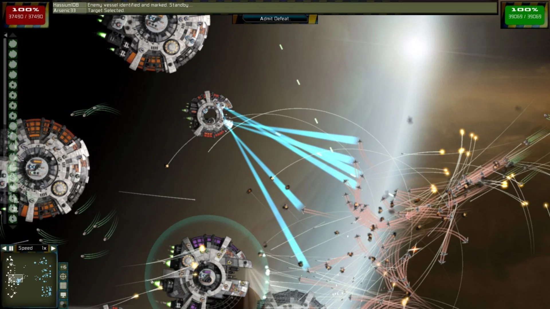 Изображение игры: Gratuitous Space Battles: The Outcasts