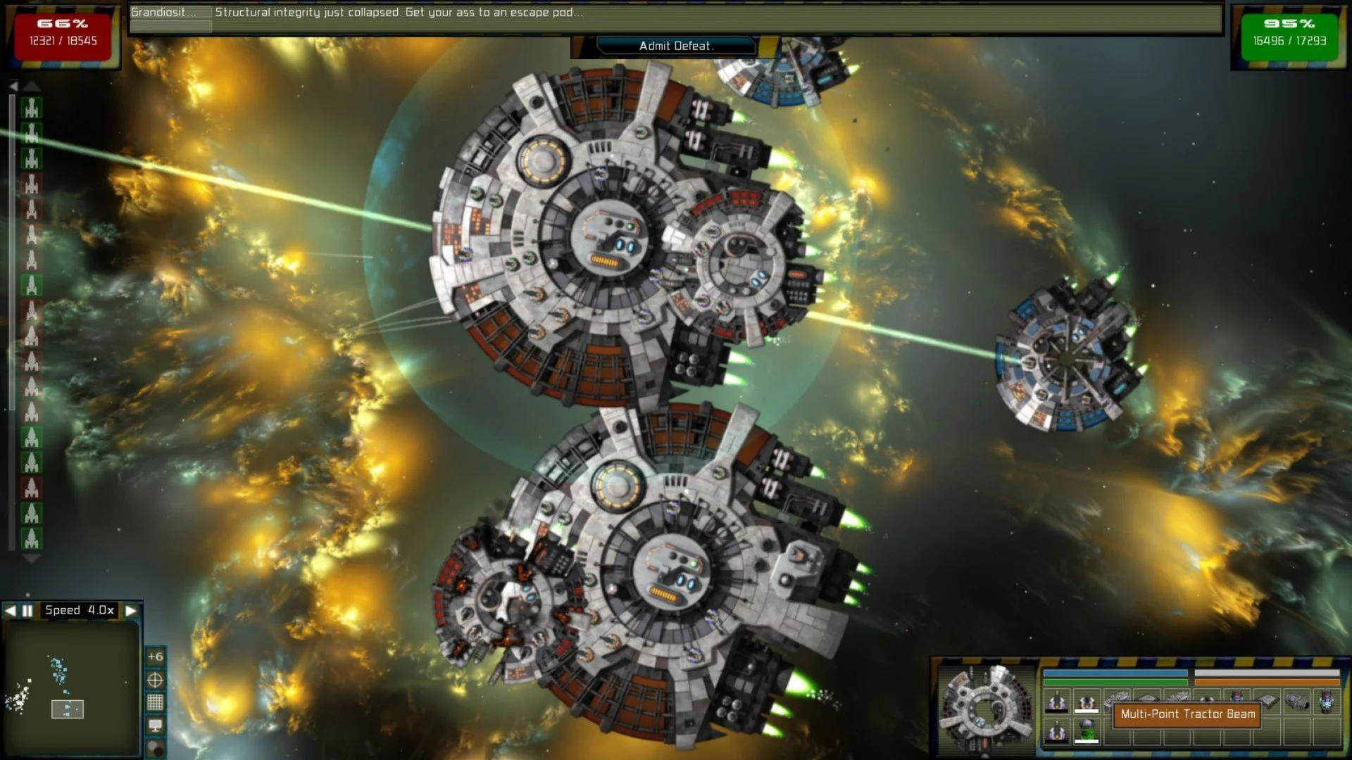 Изображение игры: Gratuitous Space Battles: The Outcasts