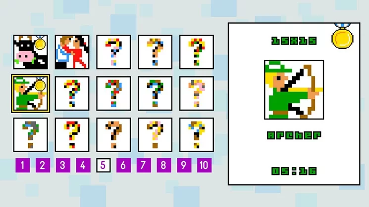 Изображение игры: Pic-a-Pix Deluxe