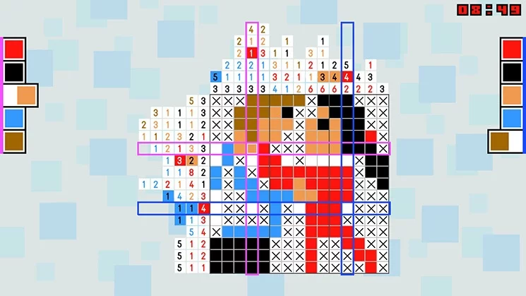 Изображение игры: Pic-a-Pix Deluxe