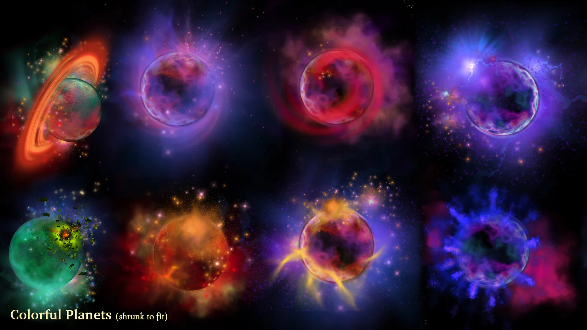 Изображение игры: Space Galaxy - Graphics Pack