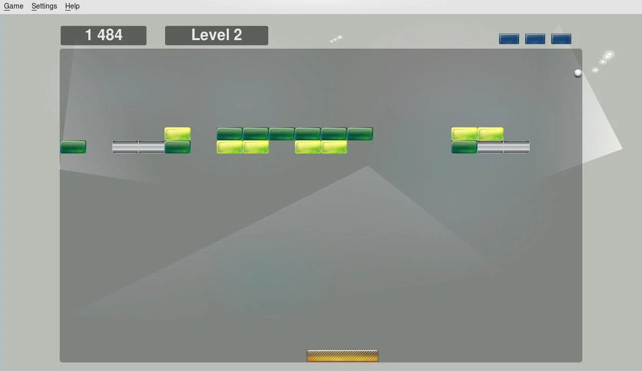 Изображение игры: KBreakout