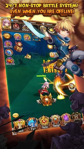 Изображение игры: Monster Hunters: Idle RPG