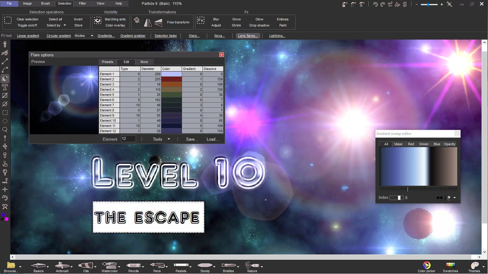 Изображение игры: PD Particles 9