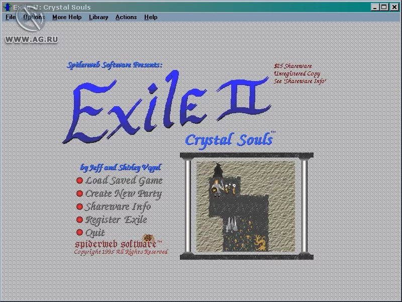 Изображение игры: Exile 2: Crystal Souls