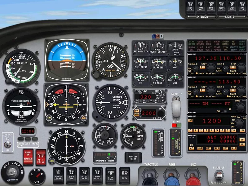 Изображение игры: Microsoft Flight Simulator 2000