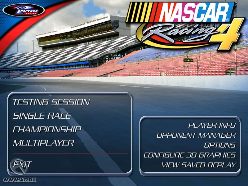 Изображение игры: NASCAR Racing 4