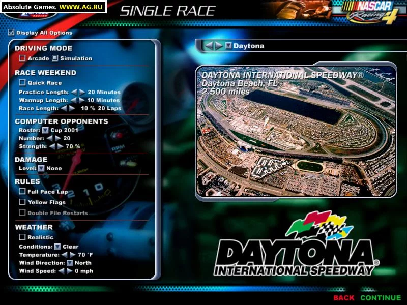 Изображение игры: NASCAR Racing 4