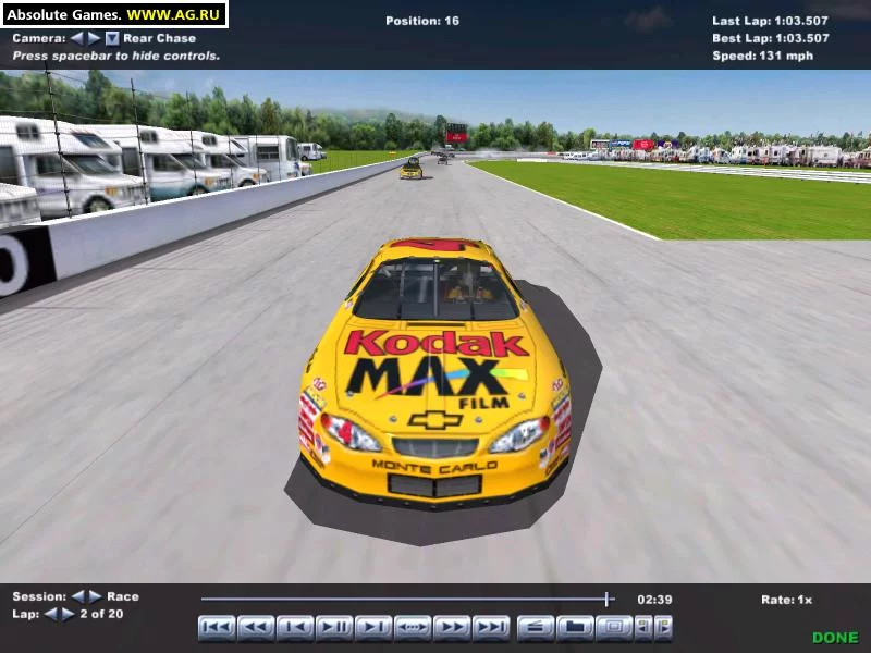 Изображение игры: NASCAR Racing 4
