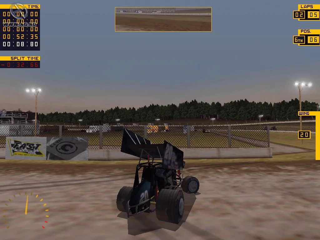 Изображение игры: Dirt Track Racing: Sprint Cars