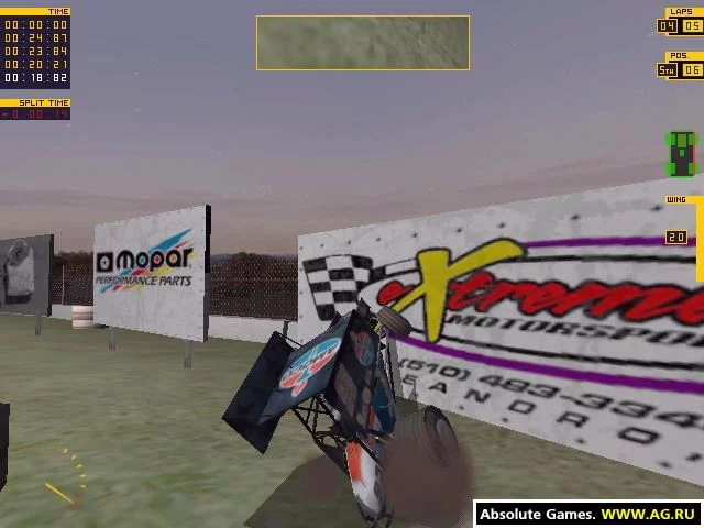 Изображение игры: Dirt Track Racing: Sprint Cars
