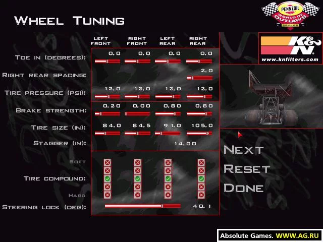 Изображение игры: Dirt Track Racing: Sprint Cars