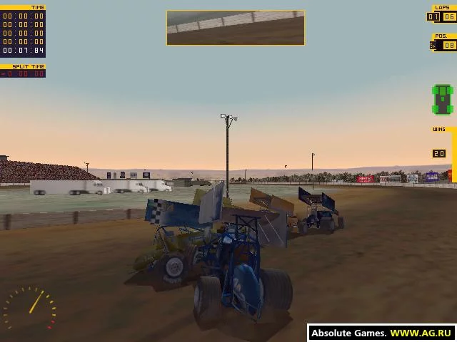 Изображение игры: Dirt Track Racing: Sprint Cars