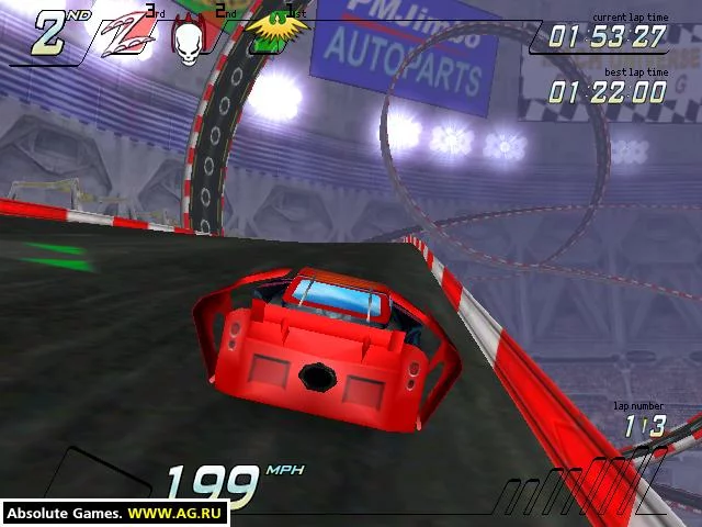 Изображение игры: NASCAR Racers
