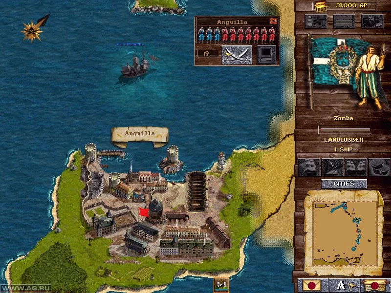 Изображение игры: Corsairs: Conquest at Sea