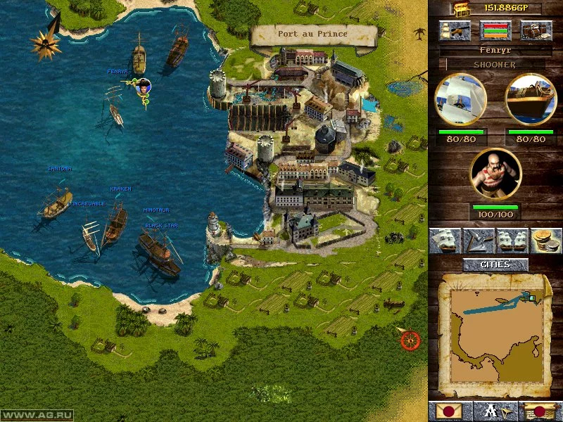 Изображение игры: Corsairs: Conquest at Sea