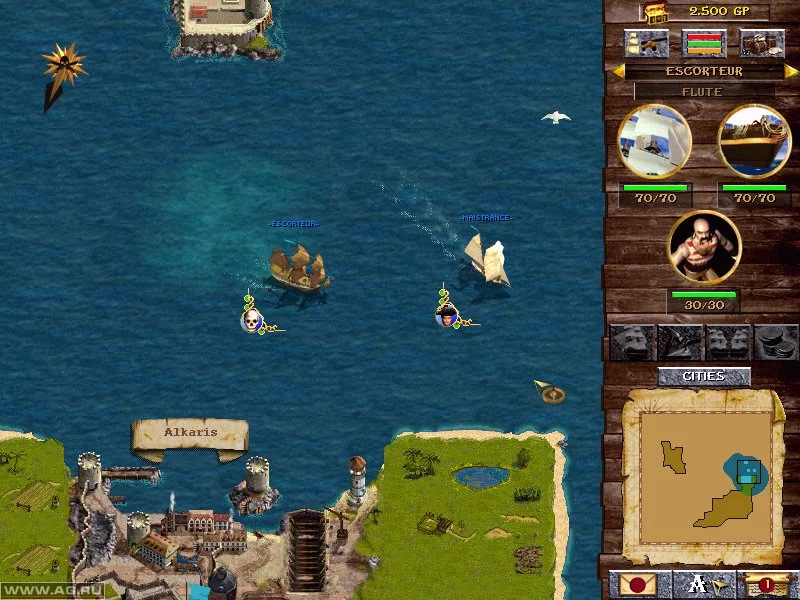 Изображение игры: Corsairs: Conquest at Sea