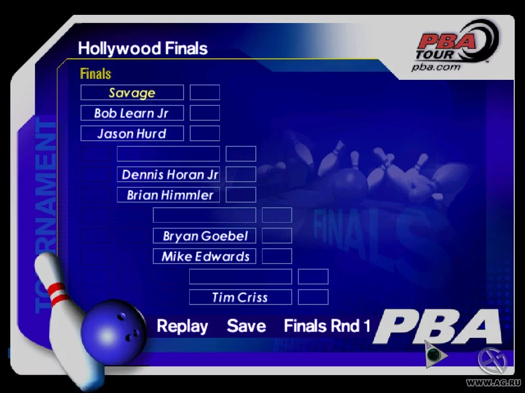 Изображение игры: PBA Bowling 2000