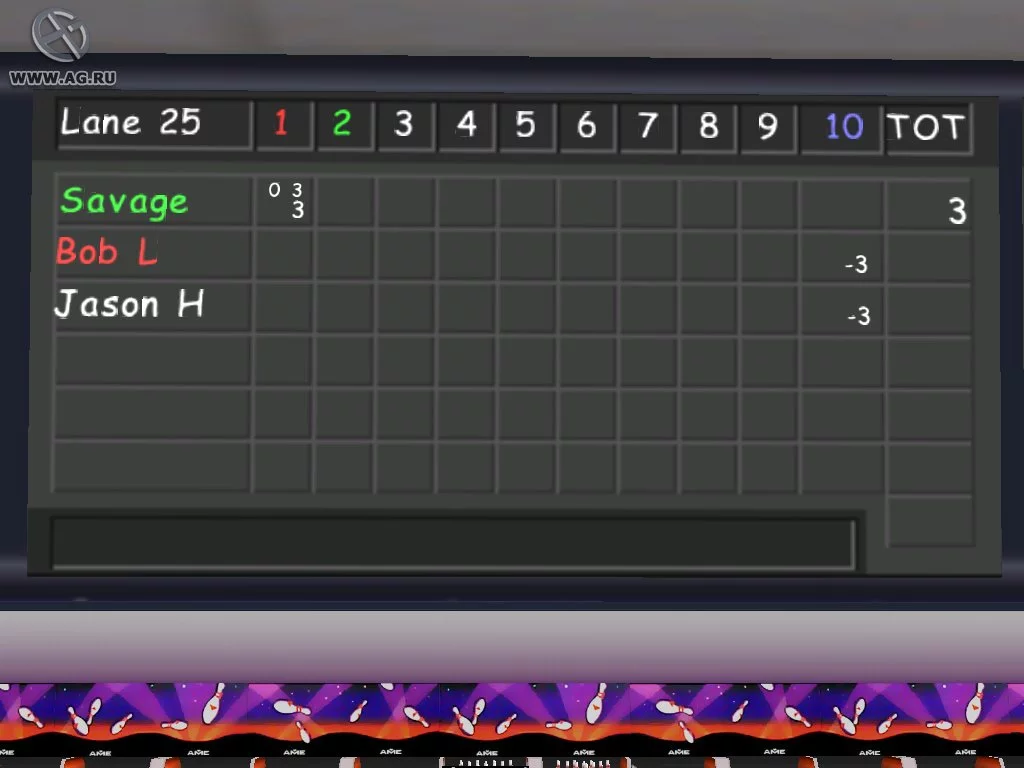 Изображение игры: PBA Bowling 2000