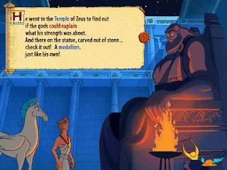 Изображение игры: Disney's Animated Storybook: Hercules