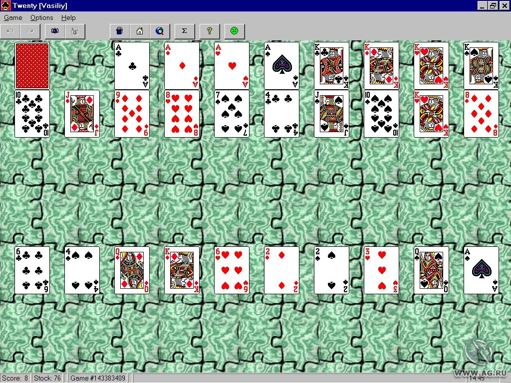 Изображение игры: Solitaire 25 Volume 3