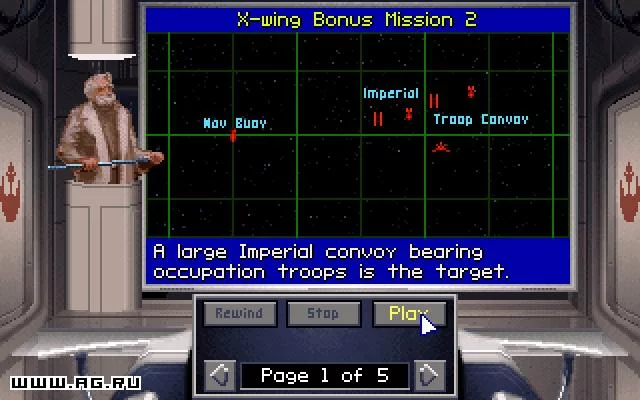Изображение игры: Star Wars: X-Wing Collector's CD-ROM