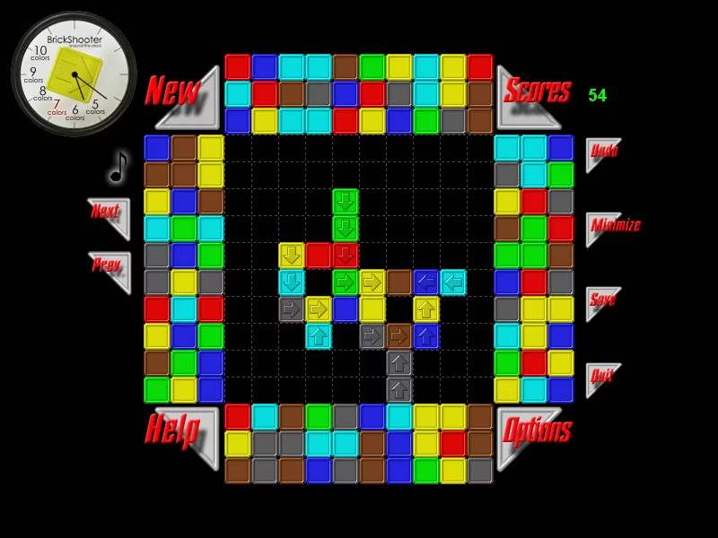 Изображение игры: BrickShooter