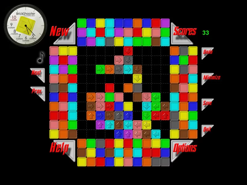 Изображение игры: BrickShooter