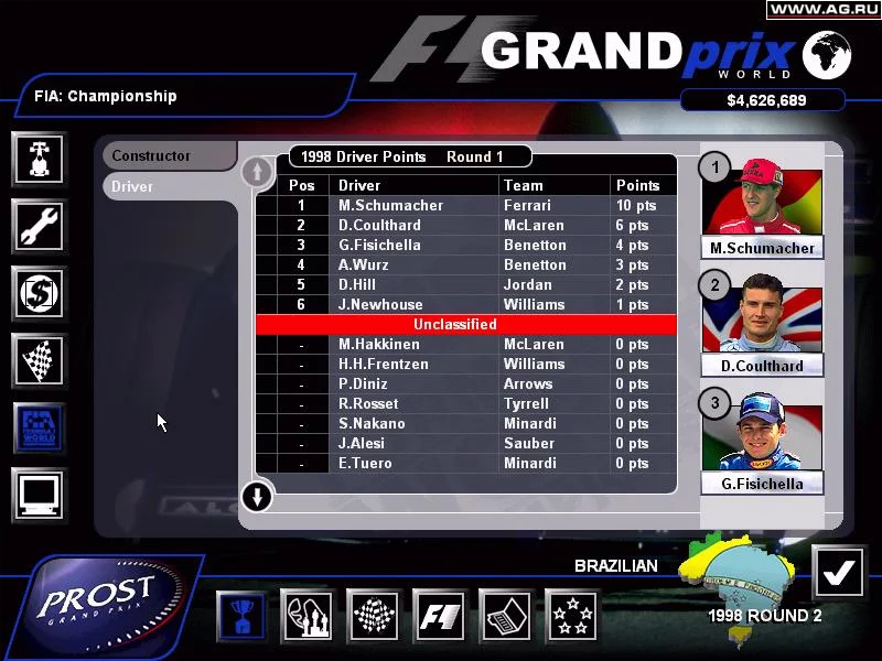 Изображение игры: Grand Prix World