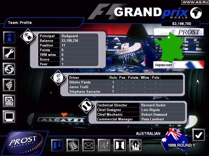 Изображение игры: Grand Prix World