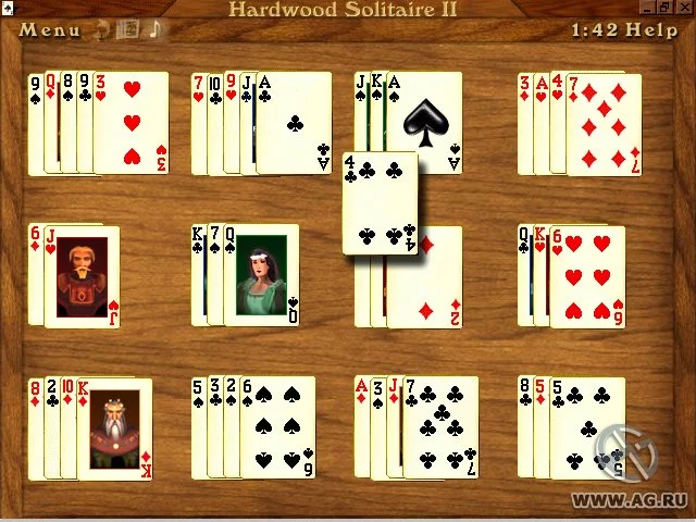 Изображение игры: Hardwood Solitaire 2
