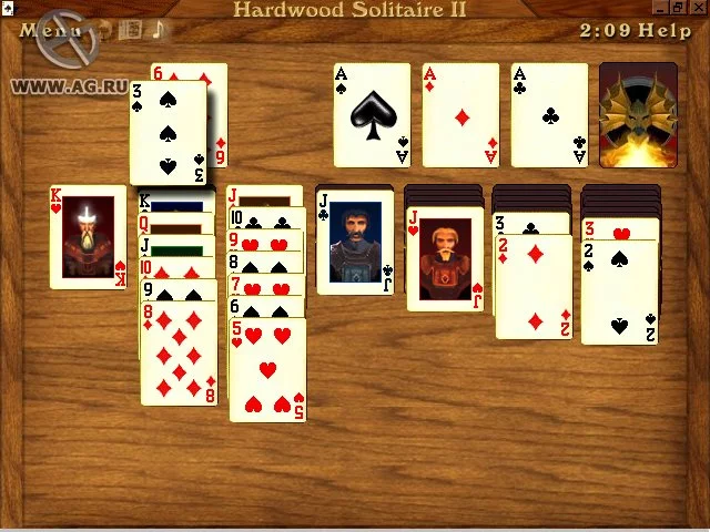 Изображение игры: Hardwood Solitaire 2