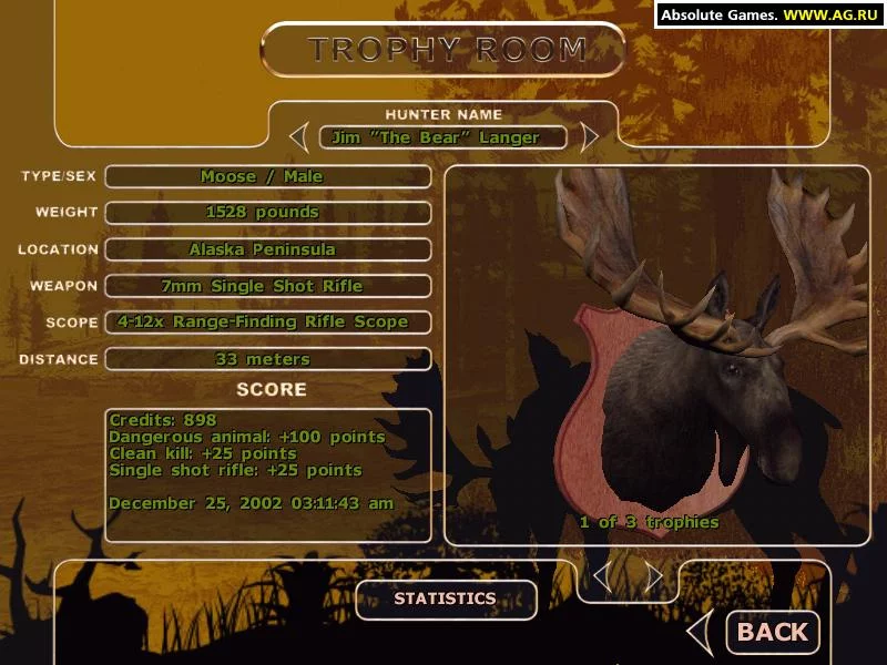 Изображение игры: Trophy Hunter 2003: Rocky Mountain Adventures