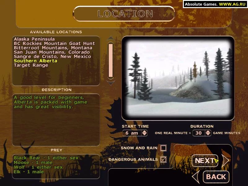 Изображение игры: Trophy Hunter 2003: Rocky Mountain Adventures