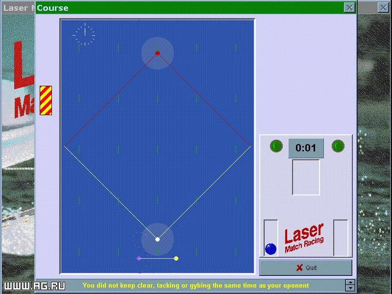 Изображение игры: Laser Match Racing