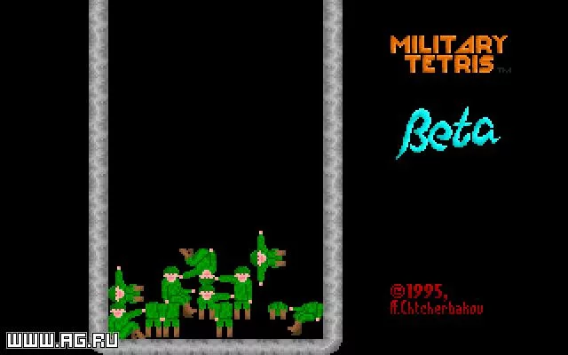 Изображение игры: Military Tetris