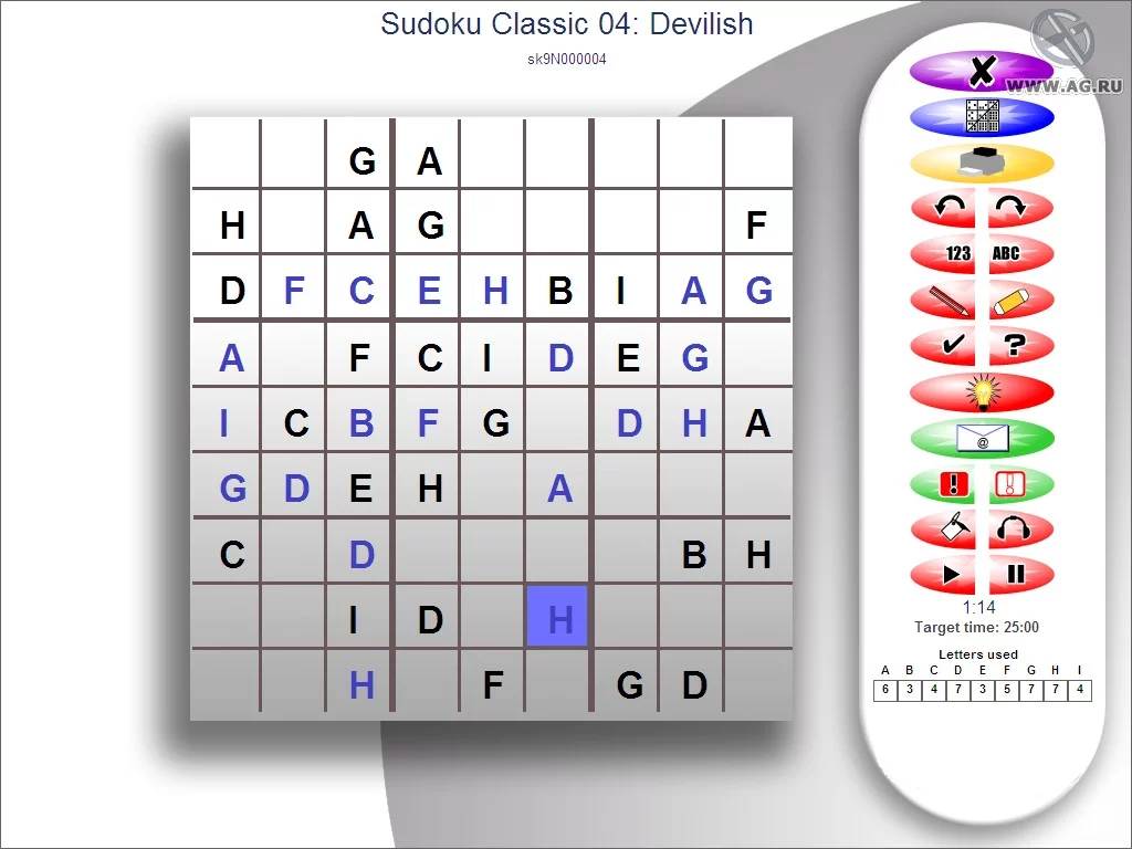 Изображение игры: 15,000 Sudoku Puzzles