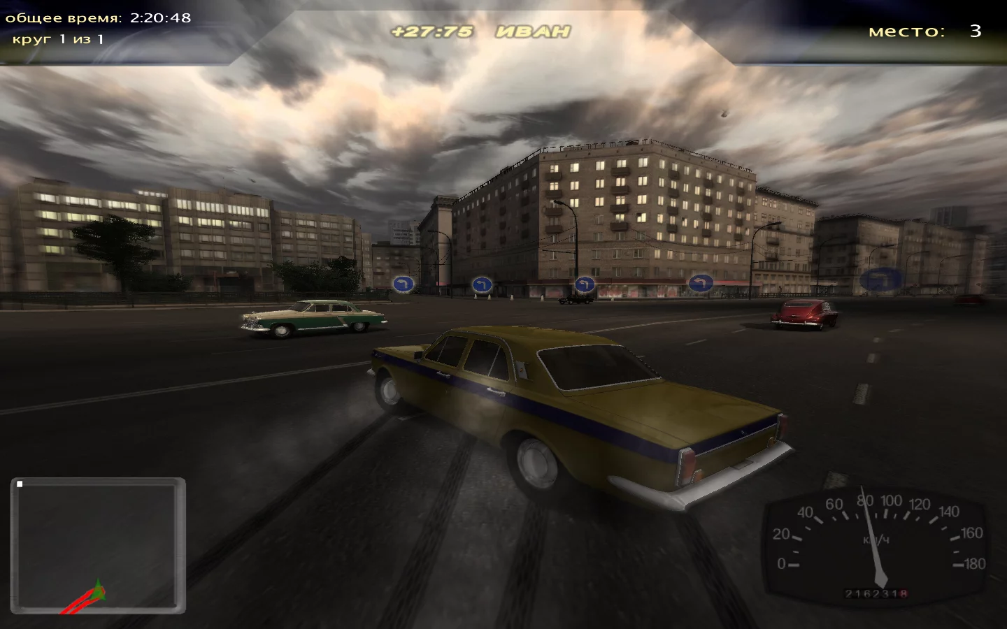 Изображение игры: Moscow Racer: Автолегенды СССР