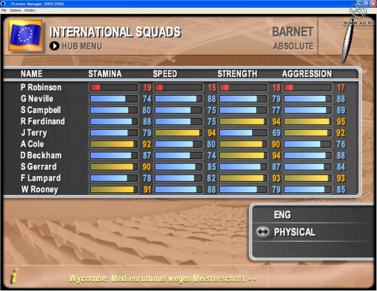 Изображение игры: Premier Manager 2005-2006